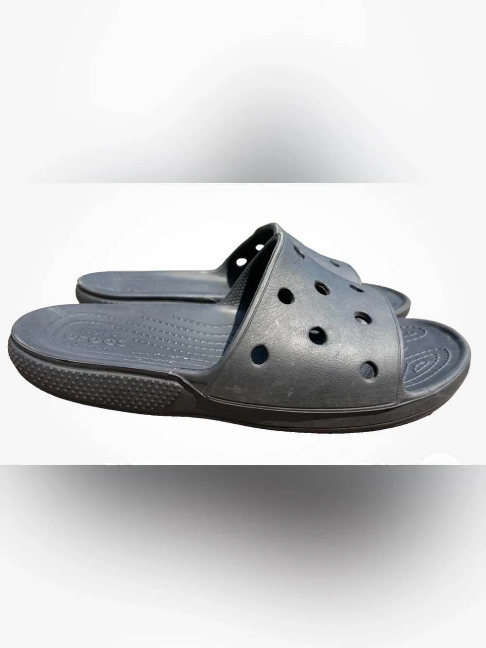 Crocs Women Classic Slides Sandals - Black womens sz 11 men’s size 9 unisex